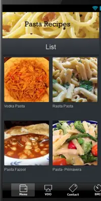 Pasta android App screenshot 1